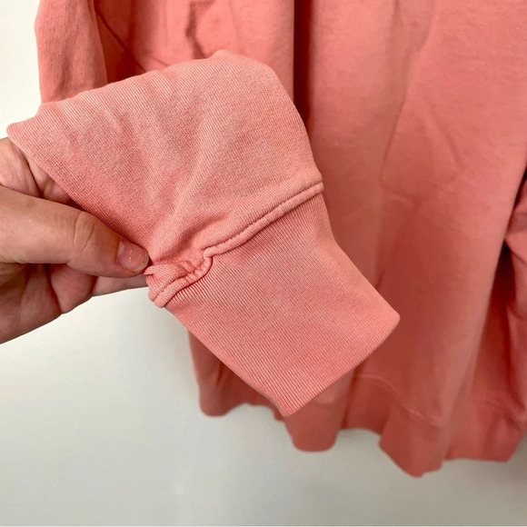 Allsaints Unai Oversized Cold  Shoulder Sweatshirt Pink - Picture 8 of 12